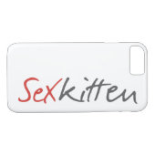 Sex Kitten iPhone 7 Hoesje (Achterkant (Horizontaal))