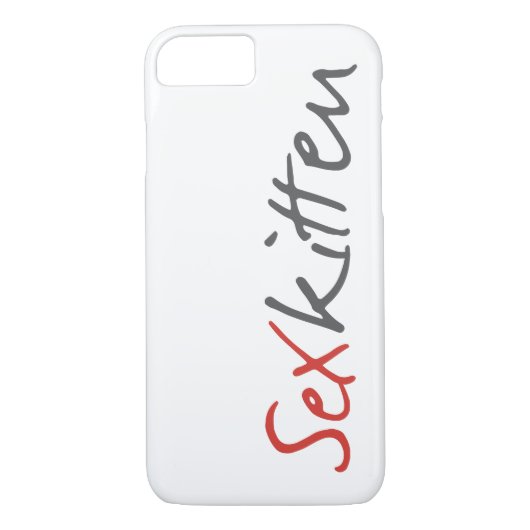 Sex Kitten iPhone 7 Hoesje (Achterkant)