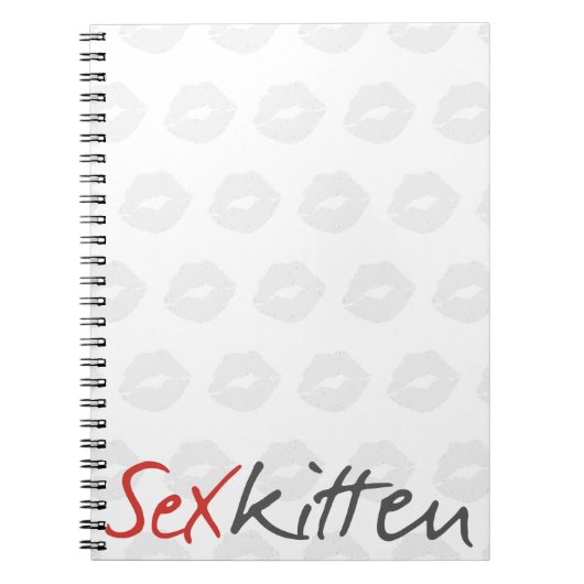 Sex Kitten Notitieboek (Voorkant)