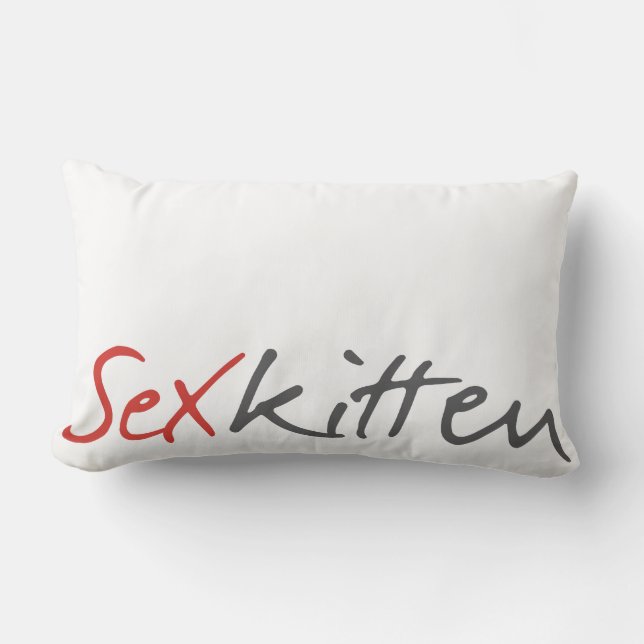Sex Kitten Pillow Kussen (Voorkant)