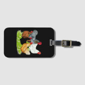 Sex-linked kippen Quintet Bagagelabel (Voorkant (horizontaal))