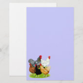 Sex-linked kippen Quintet Briefpapier (Voorkant / Achterkant)