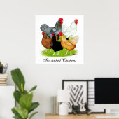 Sex-linked kippen Quintet Poster (Thuiskantoor)