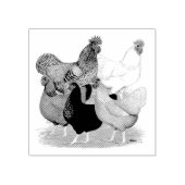 Sex-linked kippen Quintet Rubberstempel (Afrduk)