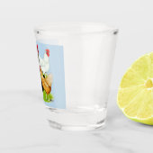 Sex-linked kippen Quintet Shot Glas (Rechts)