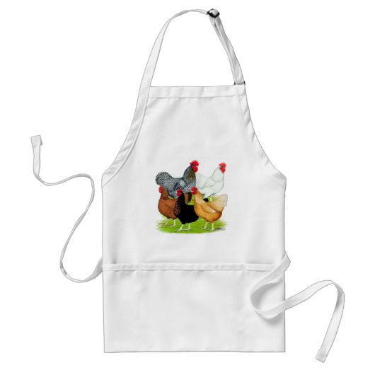 Sex-linked kippen Quintet Standaard Schort (Voorkant)