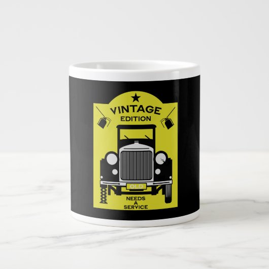 Sexagenarian Happy Birthday Over The Hill Grote Koffiekop (Voorkant)