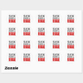 SexBuds & REGGAE Ronde Sticker (Vel)