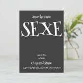 SEXE KAART (Staand voorkant)