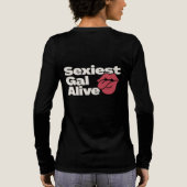 Sexiest Gal Alive Tri-Blend Shirt (Achterkant)