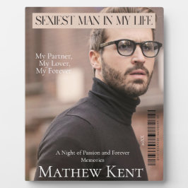 Sexiest Man Magazine fotocover Fotoplaat