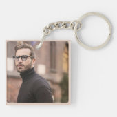 Sexiest Man Magazine fotocover Sleutelhanger (Achterkant)