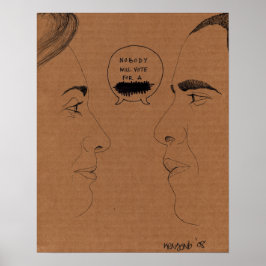 Sexisme versus racisme poster