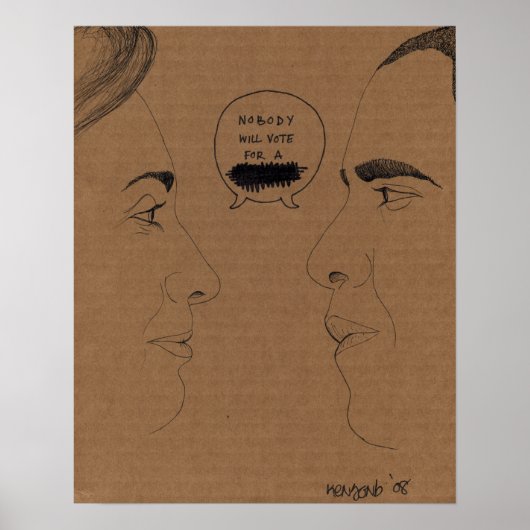 Sexisme versus racisme poster (Voorkant)