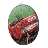 Sext niet tijdens het rijden Rick London Grappig Dartbord (Voorkant Rechts)