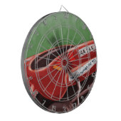 Sext niet tijdens het rijden Rick London Grappig Dartbord (Voorkant Links)