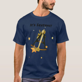 Sextant Gebruikt voor navigatie Oude School T-shirt