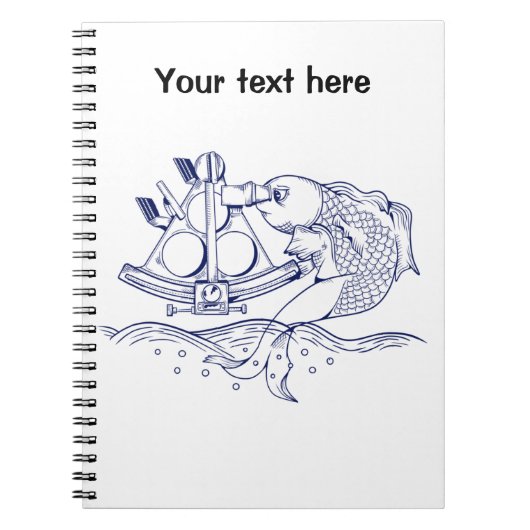 Sextant marine navigation notitieboek (Voorkant)