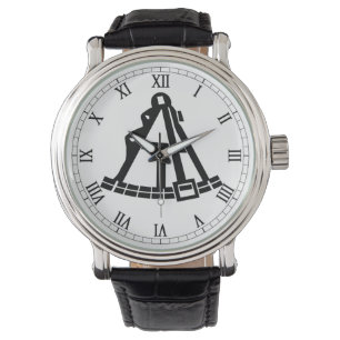 Sextant op een horloge