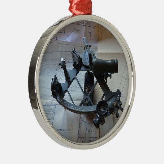 Sextant voor de hemelvaart metalen ornament (Rechts)