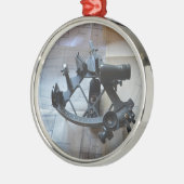 Sextant voor de hemelvaart metalen ornament (Links)
