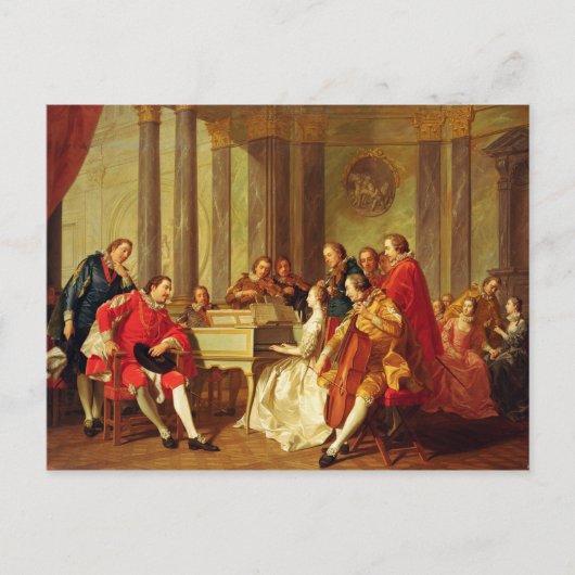 Sextet, 1768 briefkaart (Voorkant)