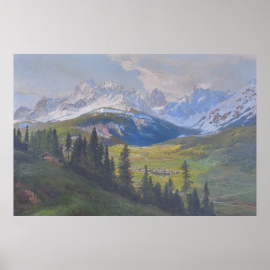 Sextner Sonnenuhr van Konrad Petrides Poster (Voorkant)