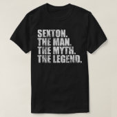 SextonSexton Achternaam Sexton S T-shirt (Design voorkant)