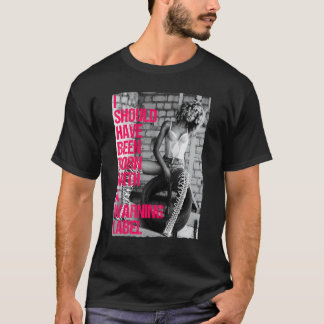 Sexy African American Woman Girl op autoband Mecha T-shirt
