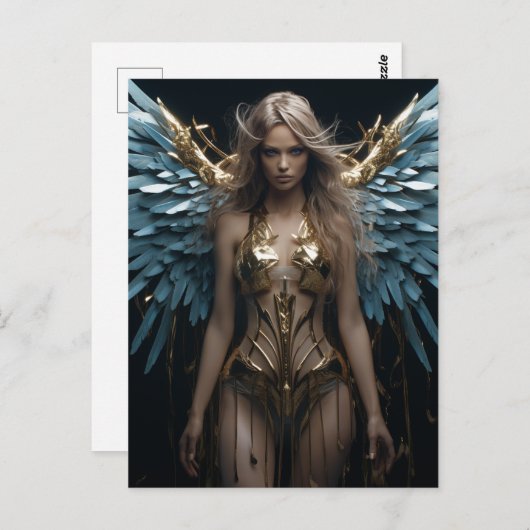 Sexy Angel Briefkaart (Voorkant / Achterkant)