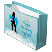 Sexy Angel Large Gift Bag Cadeautasje (Voorkant Gekanteld)