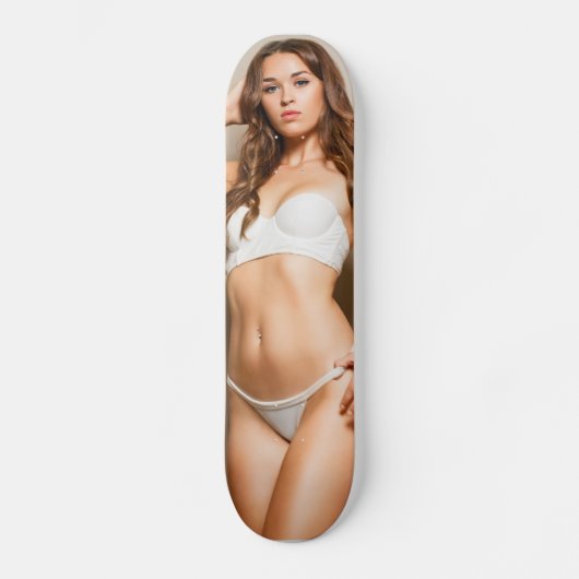 Sexy bikini PinUp girl SkateBoard (Voorkant)