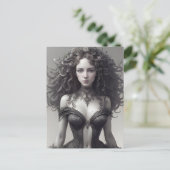 Sexy Black Lingerie Briefkaart (Staand voorkant)