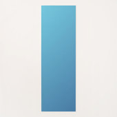 Sexy blauwe gradiënt Kleur Yogamat (Voorkant)