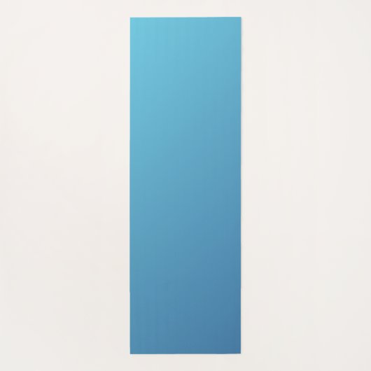 Sexy blauwe gradiënt Kleur Yogamat (Achterkant)