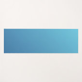 Sexy blauwe gradiënt Kleur Yogamat (Voorkant (horizontaal))