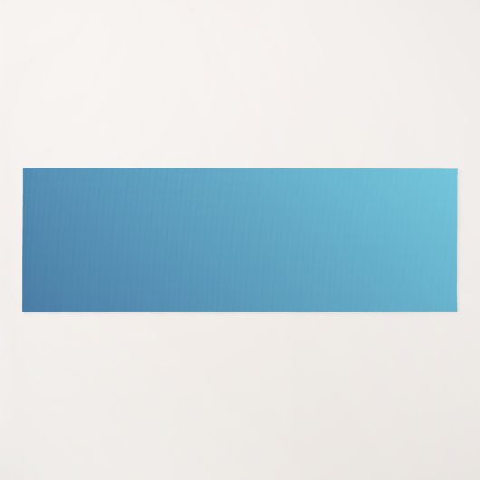 Sexy blauwe gradiënt Kleur Yogamat (Voorkant (horizontaal))