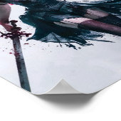 Sexy Bloody Vampire Warrior Poster (Hoek)