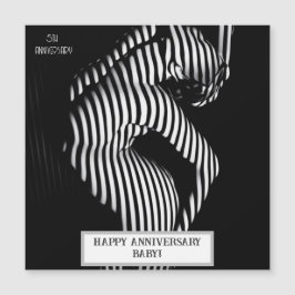 Sexy bruiloft Jubileum ondeugend Magnetische Uitnodiging