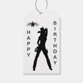 Sexy Cowgirl Cadeaulabel