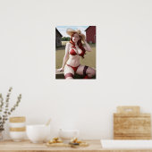 Sexy Cowgirl Poster (Keuken)