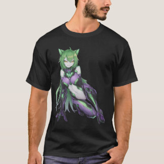 Sexy duivels anime catgirl t-shirt