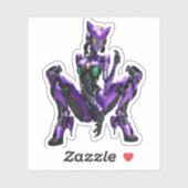 Sexy evangelion catgirl android sticker (Vel)