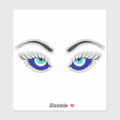 Sexy Eyes | Evil Eye-symbool Sticker (Vel)