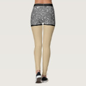 Sexy Glam Fake shorts L Glitter Metal Leggings (Achterkant)