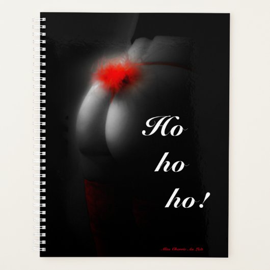 Sexy Glamour Babe Naughty "ho" Kerstplanner Planner (Voorkant)
