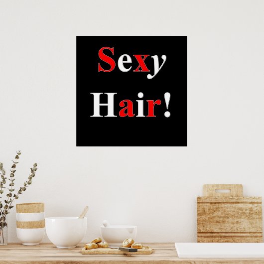 Sexy Hair Poster Matte (Keuken)
