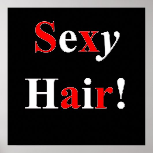 Sexy Hair Poster Matte (Voorkant)