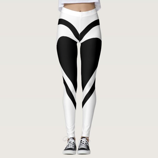 Sexy Heart-Leggings voor vrouwen Leggings (Voorkant)