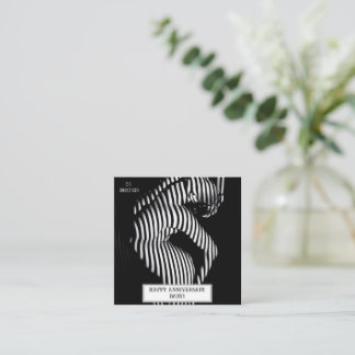 Sexy huwelijksjubileum ondeugend  informatiekaartje